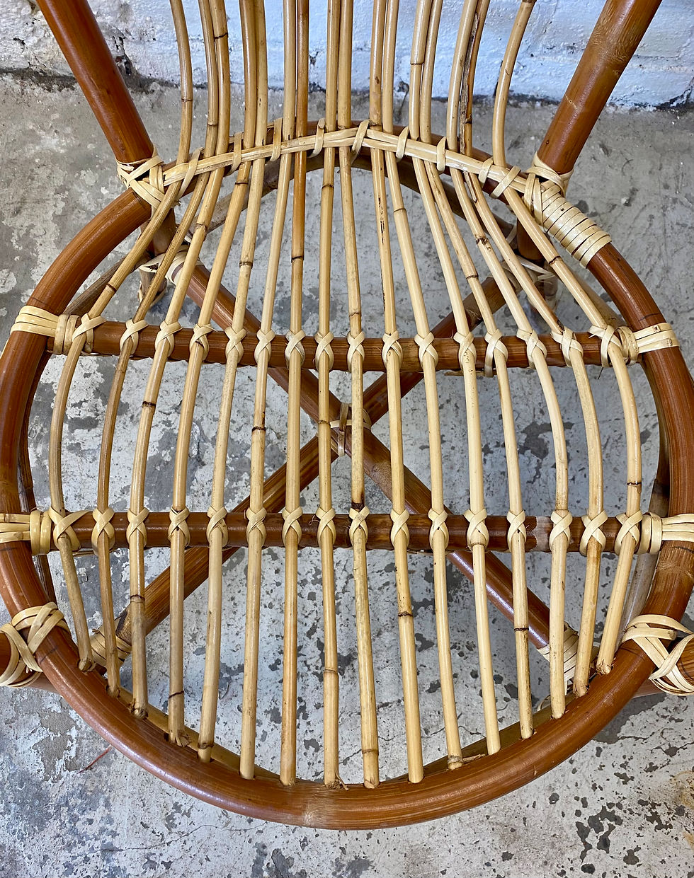 Thumbnail: Vintage 70's Bamboo Chair