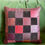 Thumbnail: Retro/Vintage Leather and Suede Patchwork Cushion Cover (Purples)