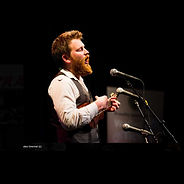 Steve Bennett Best Newcomer, UK musical Comedy Awards 2014 M.C.A. Photo by alex brenner