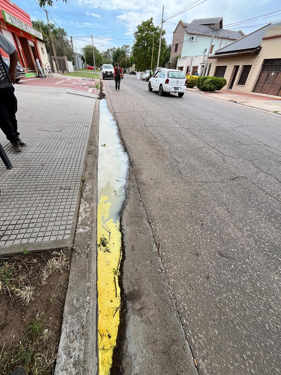 Se reportó el derrame de agroquímico en la vía pública