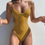 Thumbnail: Solid Color One Piece Swimsuit
