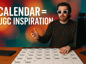 How to Use Your Calendar as Inspiration for Creating UGC