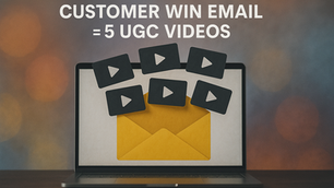 How to Turn a Single “Win” Email into 5 UGC Assets