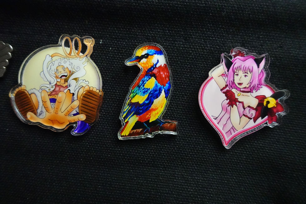 Pins!! Luffy 5th Gear, Exotic Bird & Zoey