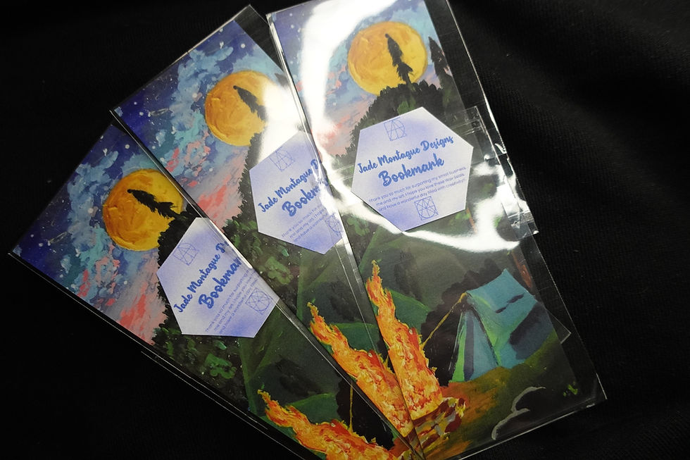 Thumbnail: Bookmarks!! Happy, Campsite & Bakugo