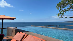 Ocean view from an infinity pool at One&Only Mandarina
