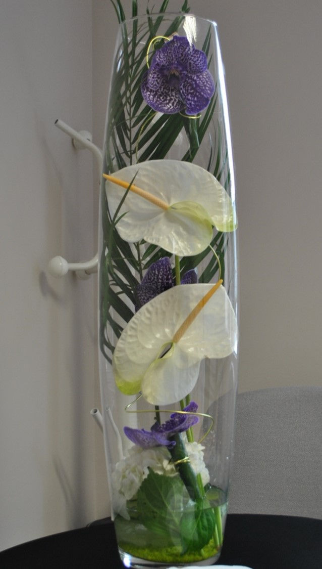Compo vase haut moderne