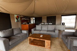 Lounge area with bar available