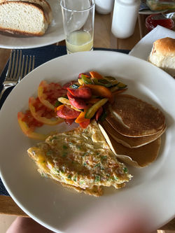 Breakfast from our chef