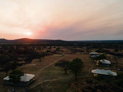 sunset at camp