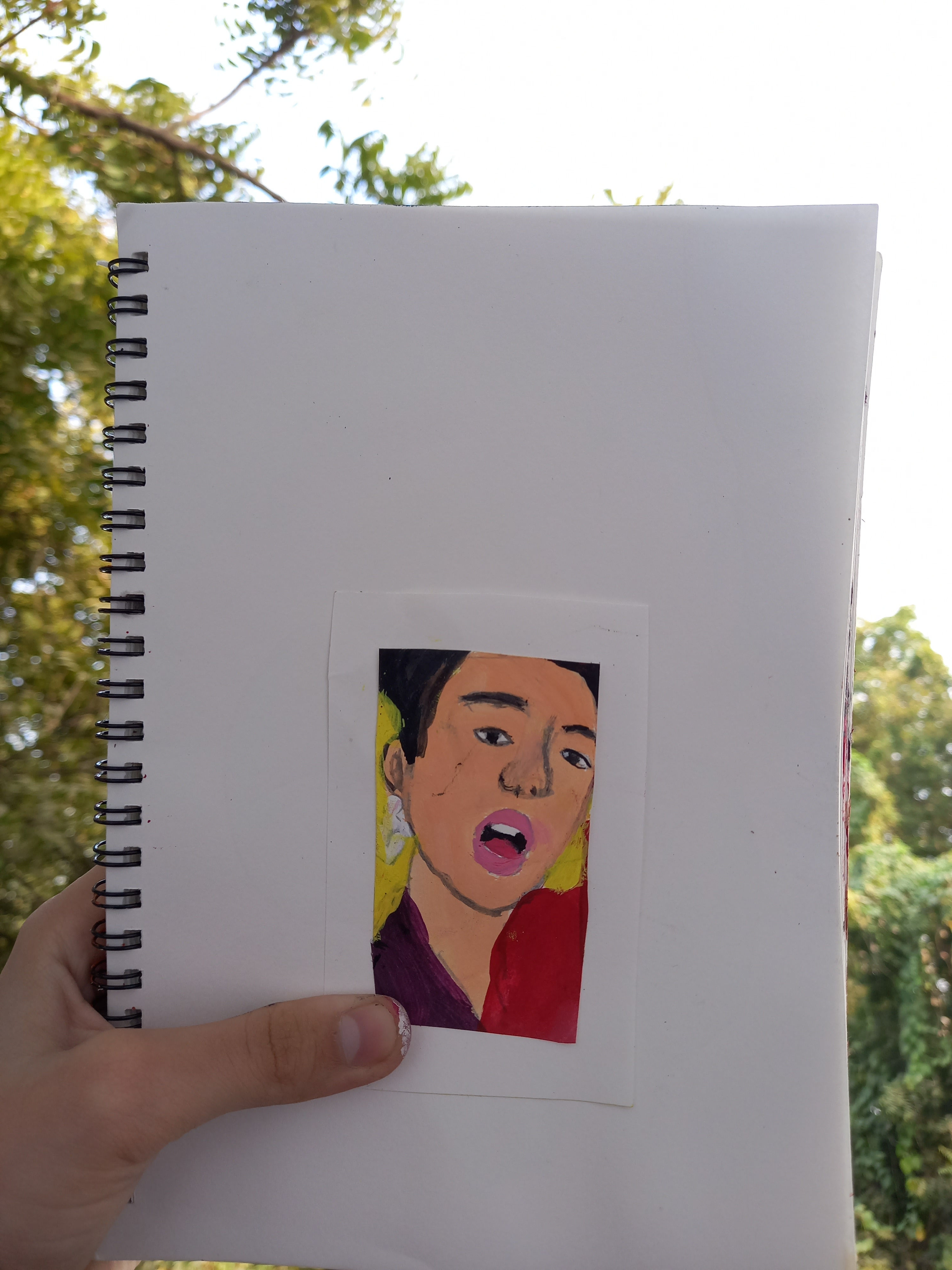Woman painting