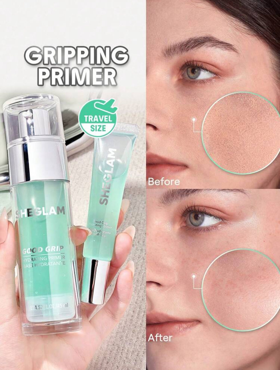 Thumbnail: SHEGLAM Good Grip Hydrating Primer 15ml Travel Size