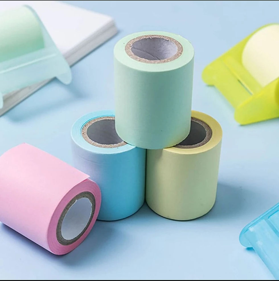 Thumbnail: Creative Sticky Note Roll with Tape Dispenser