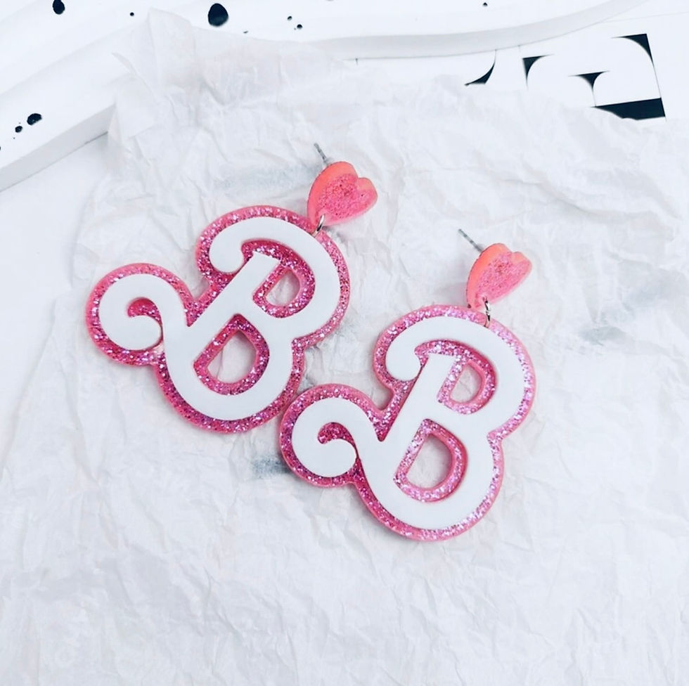 Thumbnail: Barbie Acrylic Earrings