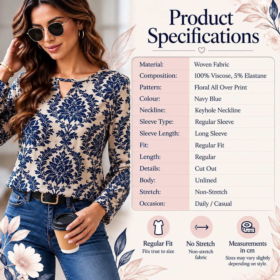 Thumbnail: Royal Bloom Printed Blouse