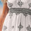 Thumbnail: White A-Line Shirred Waist Viscose Summer Dress