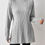 Thumbnail: Ladies Light Grey Turtle Neck Winter Tee Top