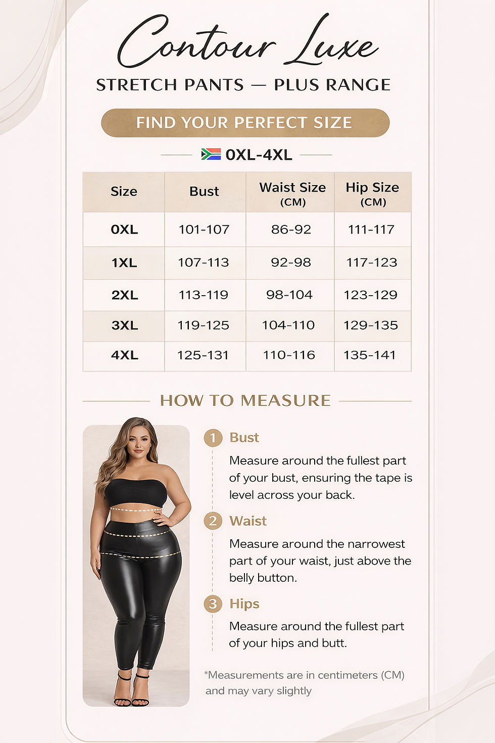 Thumbnail: Contour Luxe Stretch Pants - Plus Range