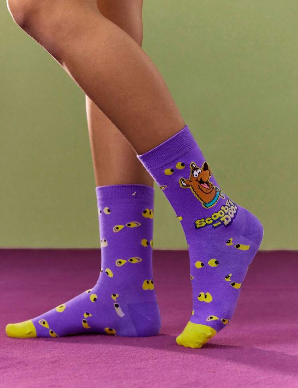 Thumbnail: 2 Pairs Unisex Scooby-Doo Novelty Socks