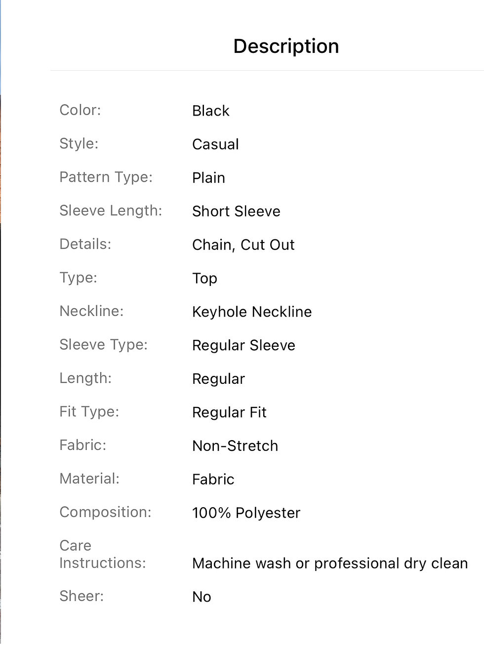 Thumbnail: PLUS Range Chain Cut Neckline Blouse