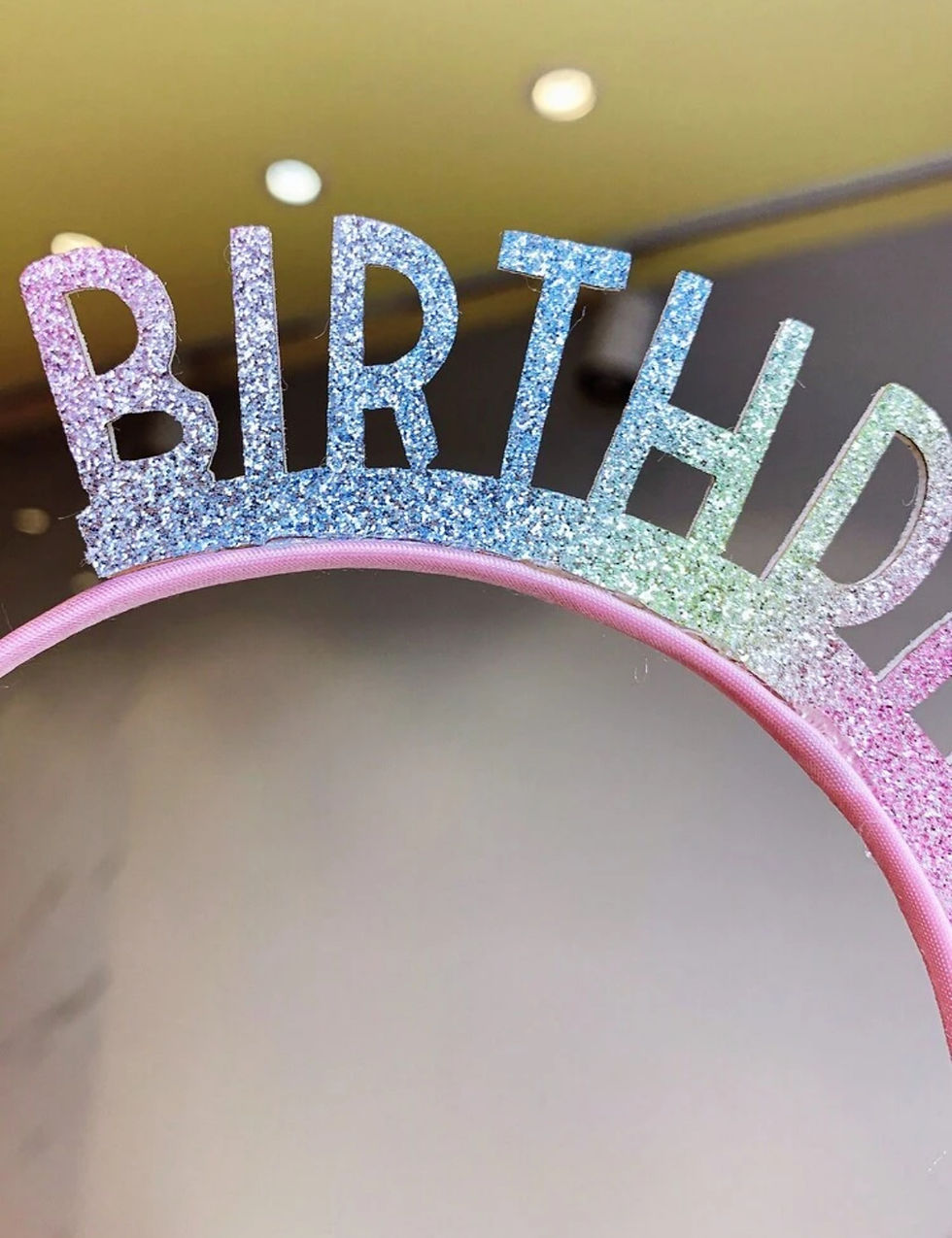 Thumbnail: Birthday Girl Glitter Alice Band