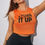 Thumbnail: Ladies Orange Sports Tank Top