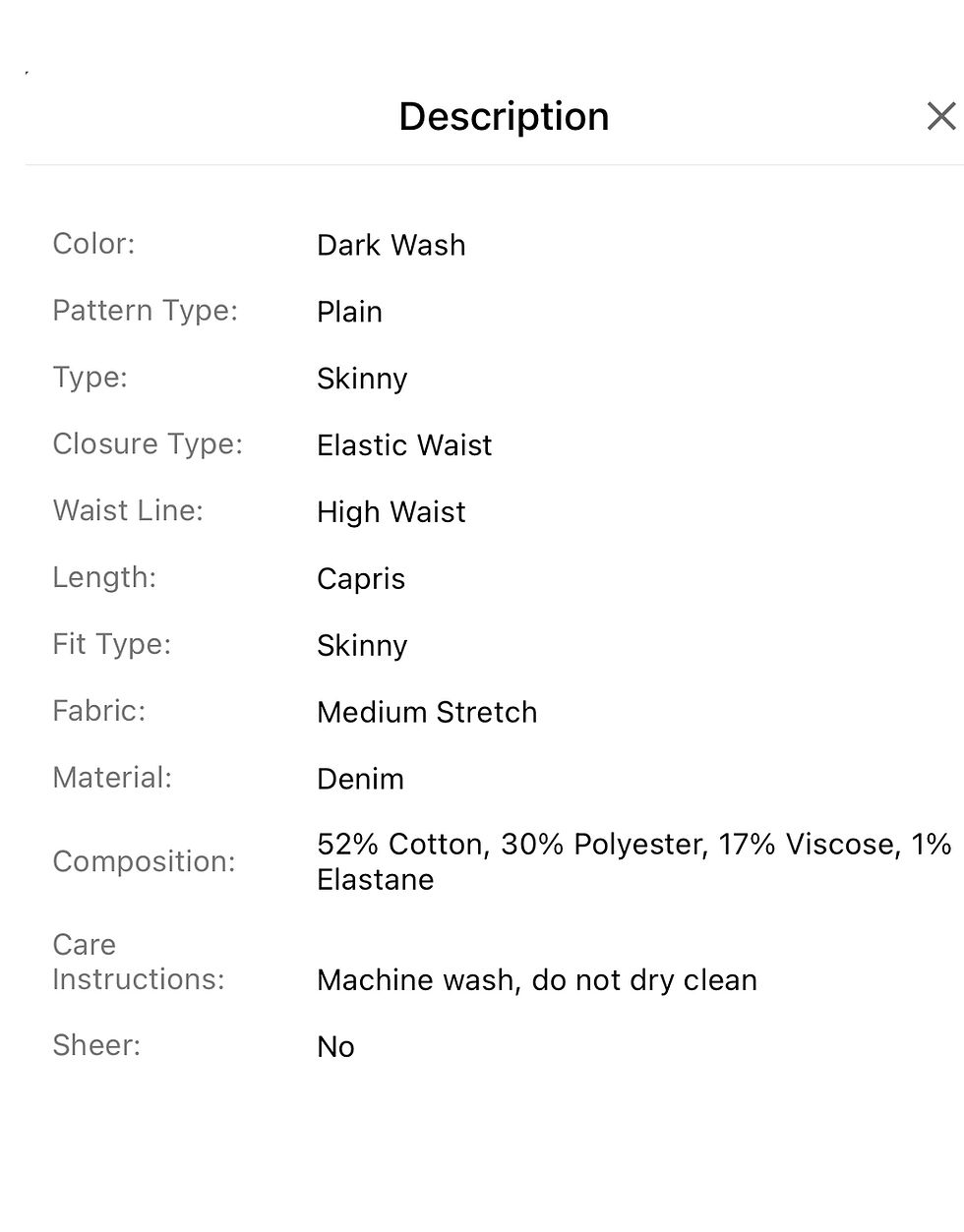 Thumbnail: PLUS Range High Rise Skinny Capri Jeans