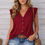 Thumbnail: Red Scarlet Grace Ruffle Blouse