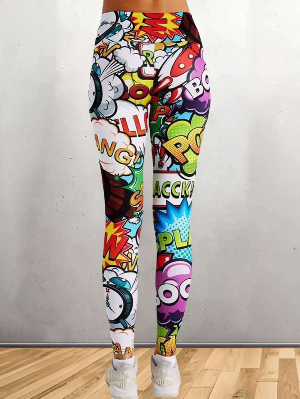 Thumbnail: Boom Pow High Waist Colourblock Sports Leggings