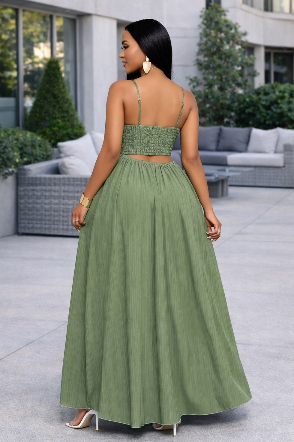 Thumbnail: Sage Allure Maxi Dress