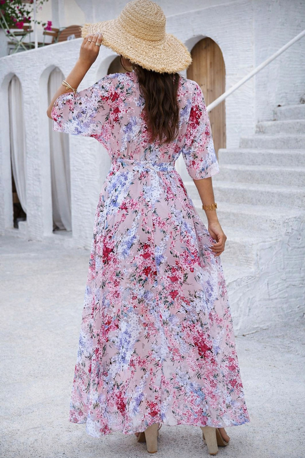 Thumbnail: Blush Bloom Maxi Dress