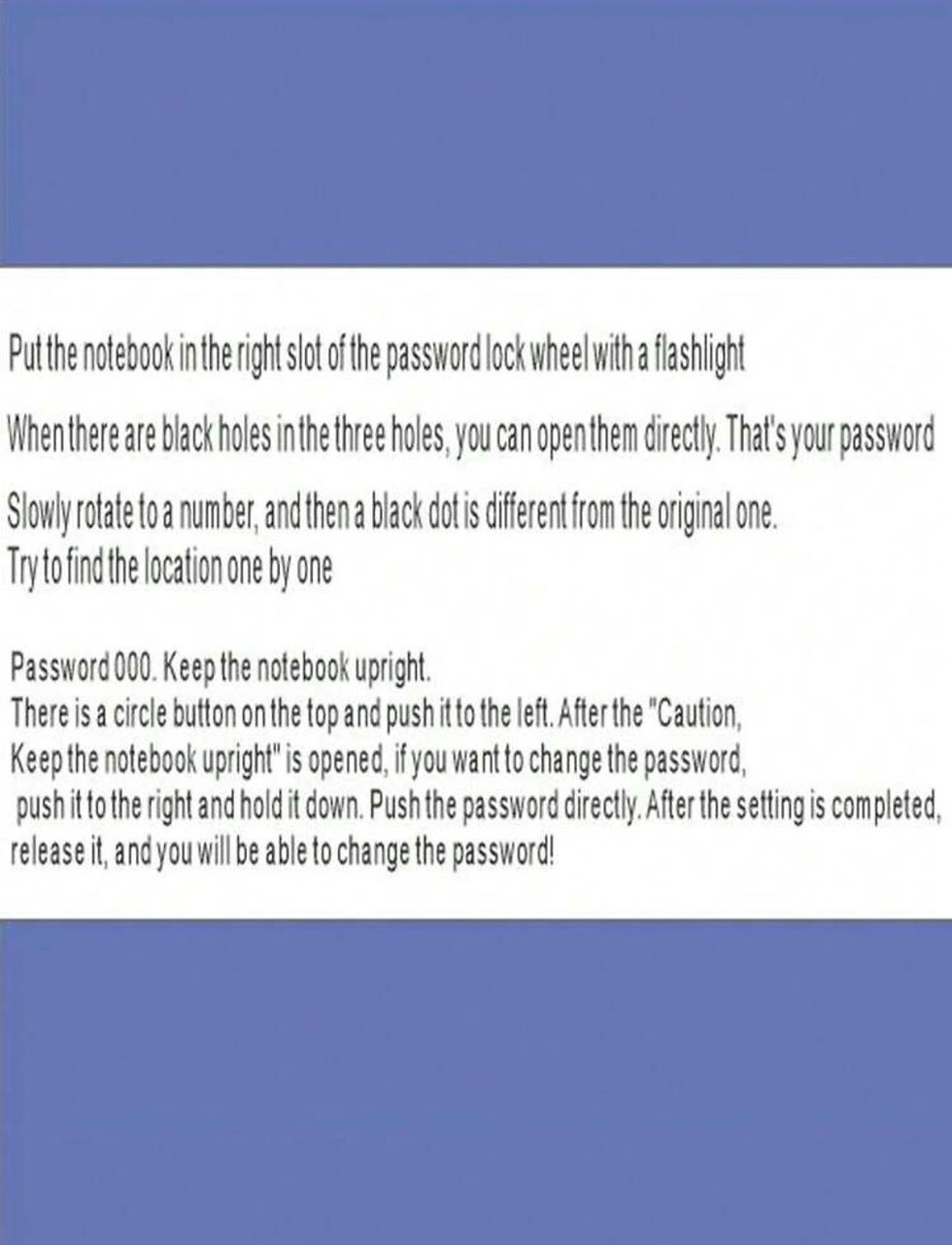Thumbnail: A6 Pastel Colour Password Lock Money Saving Notebook