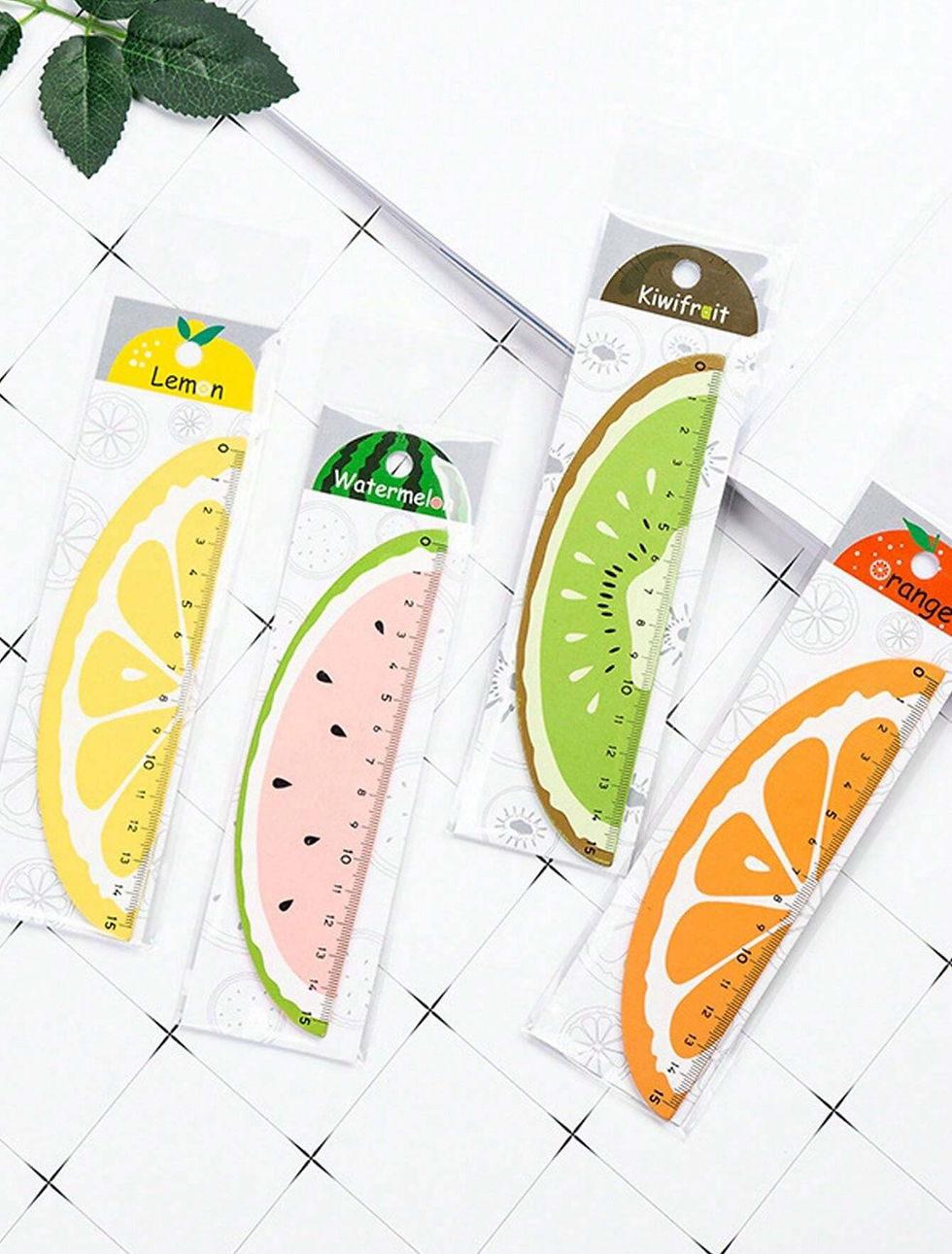 Thumbnail: 15CM Wooden Fruit Ruler