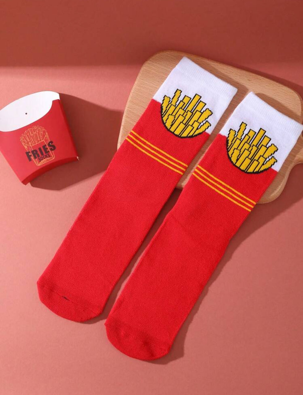 Thumbnail: French Fries Novelty Socks