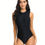 Thumbnail: Front Zipper Sleeveless Swimsuit