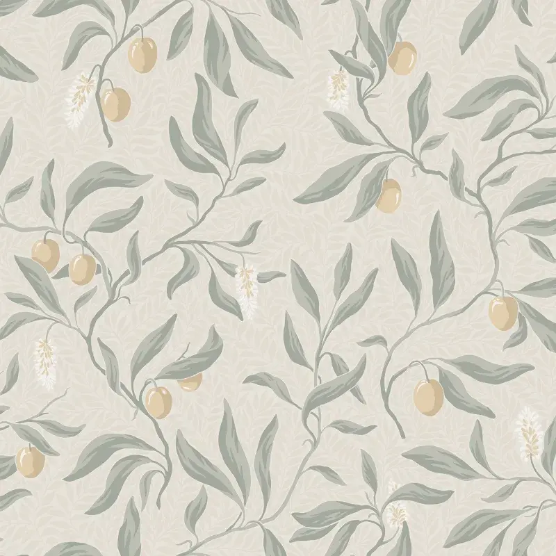 Thumbnail: Vinnie, Sage Green Wallpaper