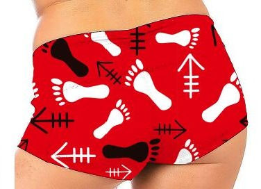 Thumbnail: BOOTY SHORTS in RED OR BLACK