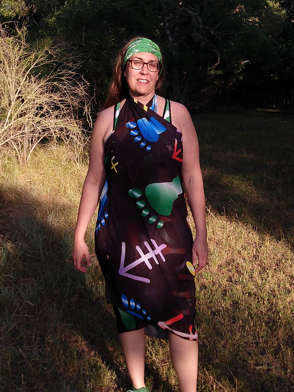 Thumbnail: SARONGS IN PURPLE, RED, BLACK