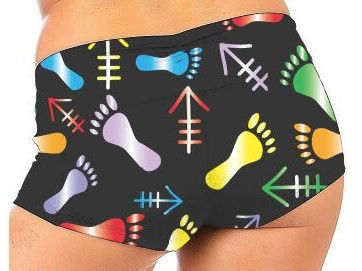 Thumbnail: BOOTY SHORTS in RED OR BLACK