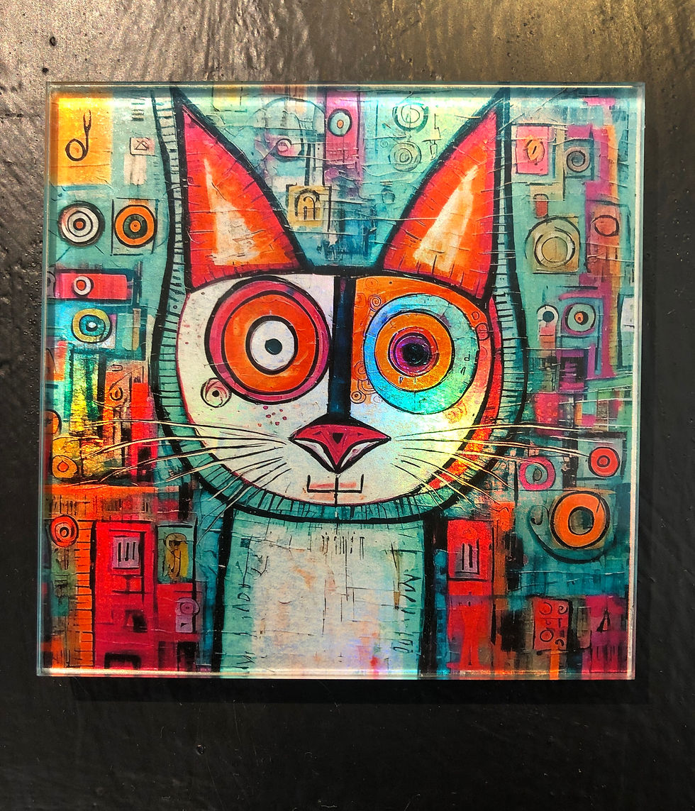 Thumbnail: Cat coasters