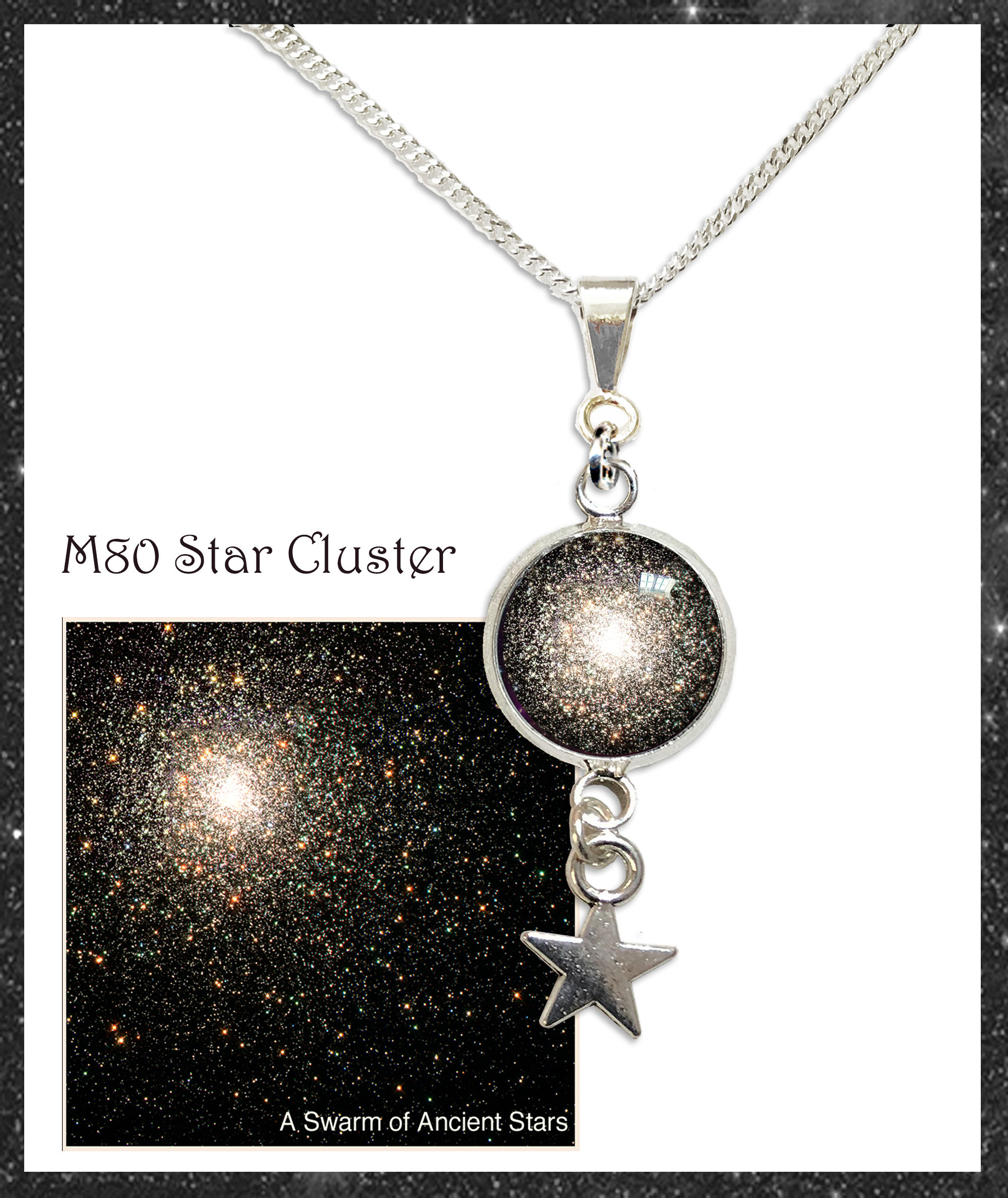 Starry Star Cluster Pendant