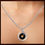 Thumbnail: Saturn Hoop Pendant & Chain