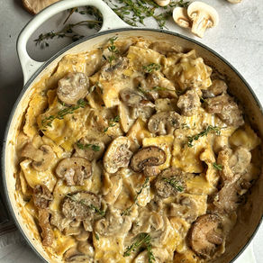 Ravioli met champignons