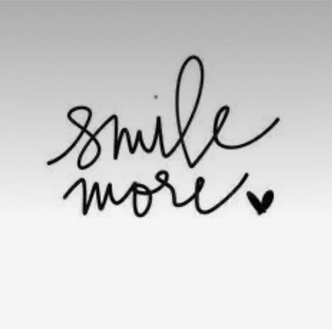 smile more
