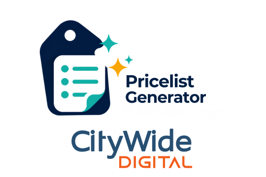 PriceList Generator banner