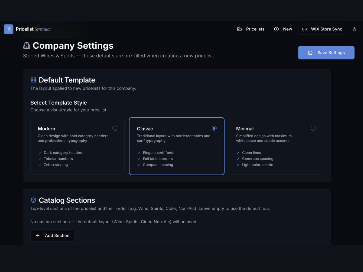 PriceList Generator screenshot 2