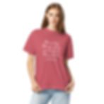 Thumbnail: power of love unisex garment-dyed heavyweight t-shirt