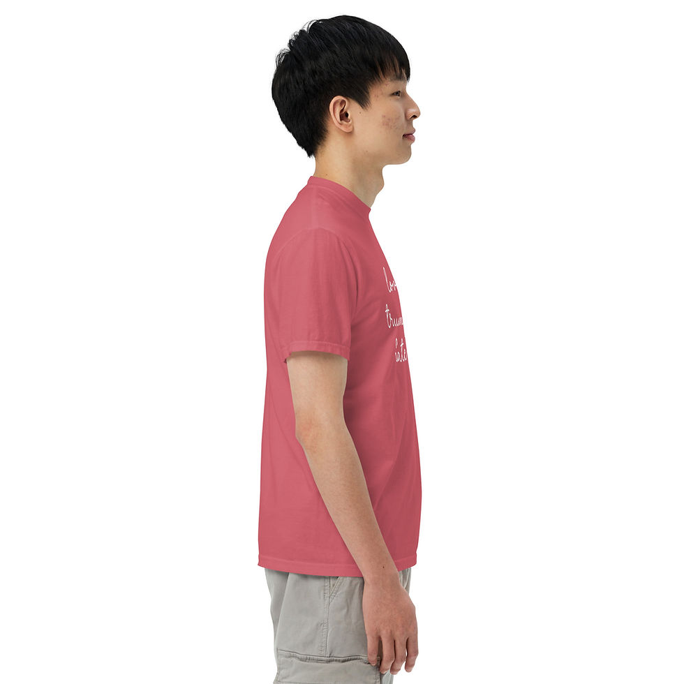 Thumbnail: love trumps hate Unisex garment-dyed heavyweight t-shirt
