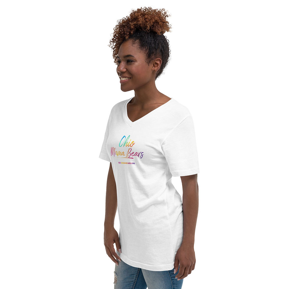 Thumbnail: Ohio Mama Bears Unisex Short Sleeve V-Neck T-Shirt