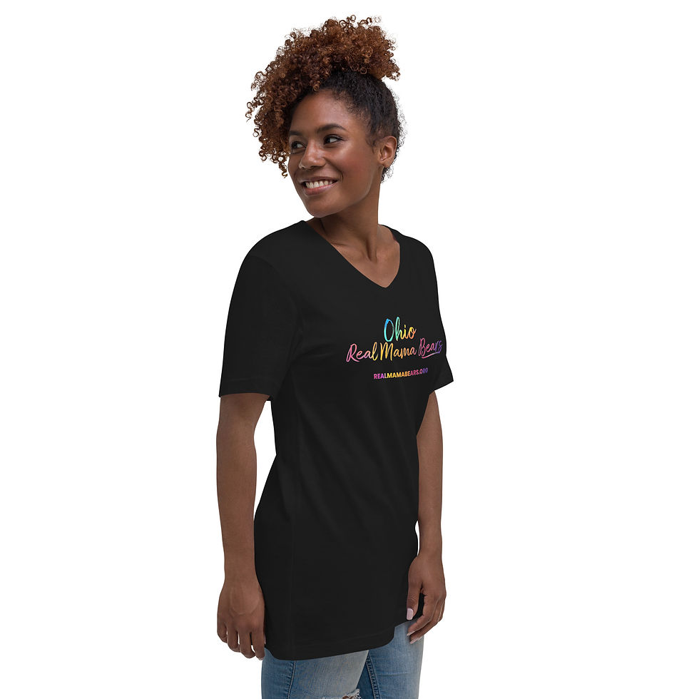 Thumbnail: Ohio Real Mama Bears Unisex Short Sleeve V-Neck T-Shirt